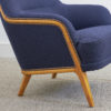 Swedish upholstered beech armchair by Bertil Fridhagen