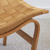 Swedish satin birch bentwood ‘Eva’ chair designed by Bruno Mathsson