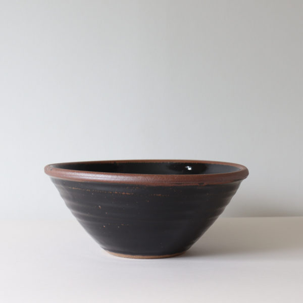 Leach Pottery Standard Ware, extra large Bowl, Tenmoku