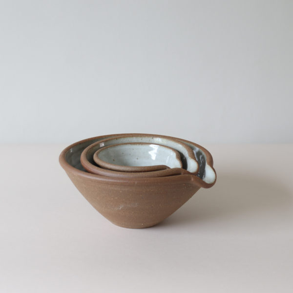 Leach Pottery Standard Ware, mixing bowl set, Dolomite