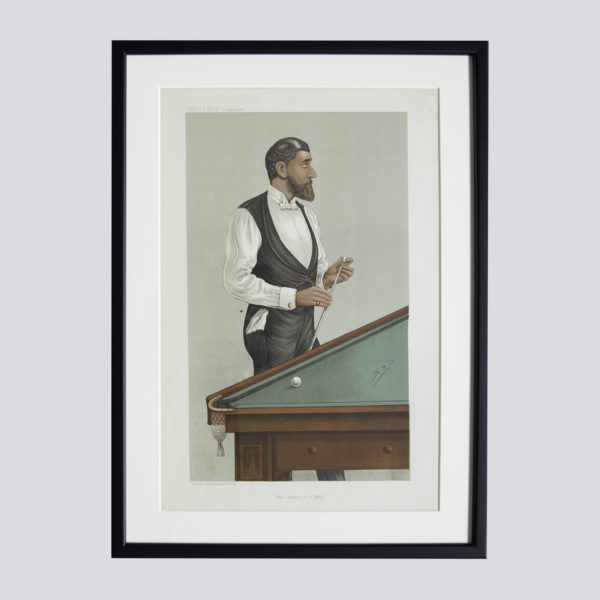 Edwardian Vanity Fair Cartoon, 'The Champion of 1885', by Spy, published in 1905