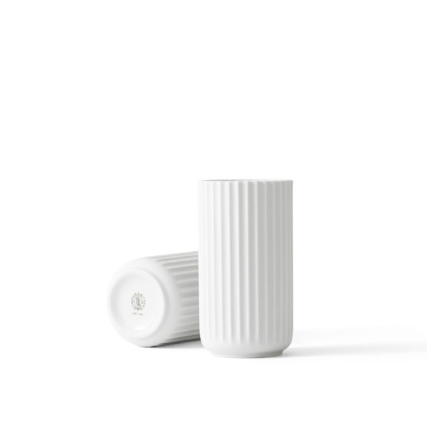 Lyngby Porcelæn, Lyngby Vase, white porcelain, 15cm