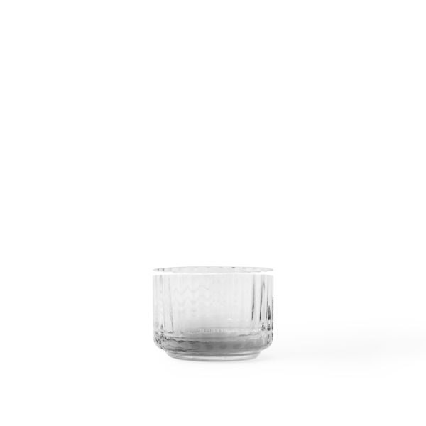 Lyngby Porcelæn, Lyngby tealight candle holder, clear glass
