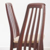 Set of six Swedish rosewood high back dining chairs, c. 1960