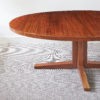 ‘Model HM55’ extendable oval rosewood dining table by John Mortensen for Heltborg Møbelfabrik, 1960s