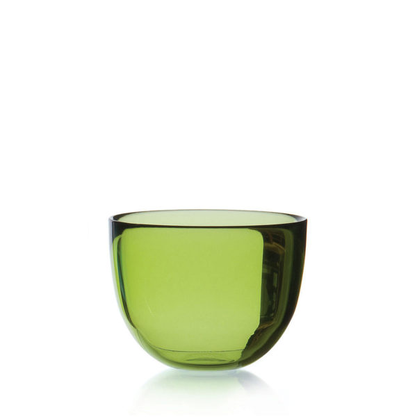 David Mellor, 10cm glass bowl, lime green