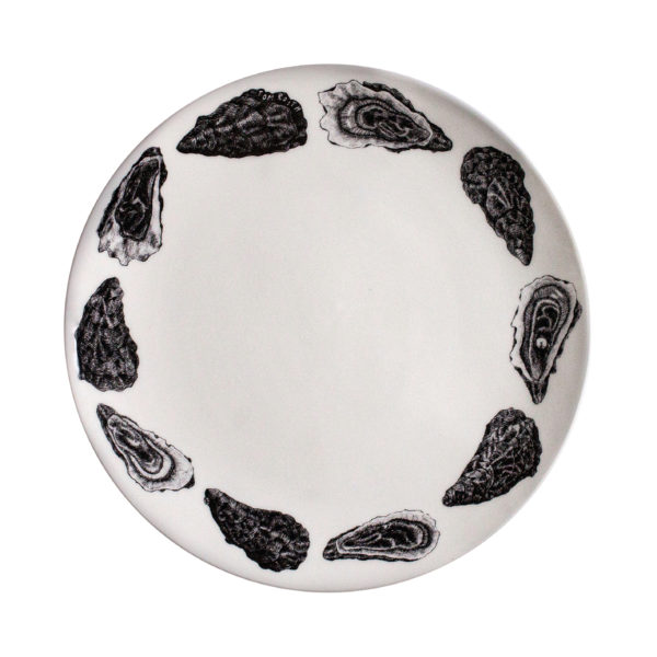Tom Rooth, dinner plate, oyster