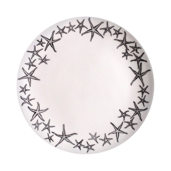 Tom Rooth, dinner plate, starfish