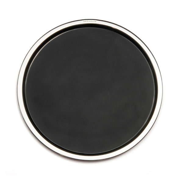 David Mellor, stainless steel round tray with mat