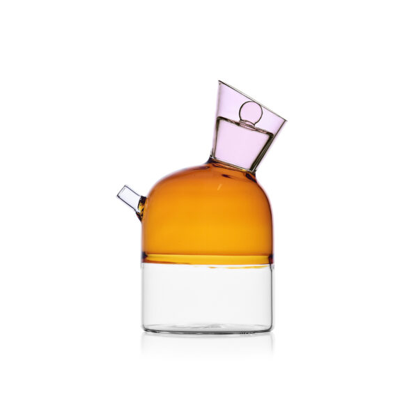 Ichendorf, Travasi oil bottle, amber and pink