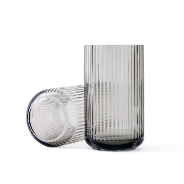 Lyngby Porcelæn, Lyngby vase, smoke glass, 38cm