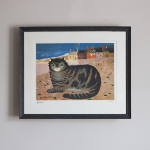 Mary Fedden (British, 1915-2012) Cat on a Cornish Beach
