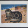 Mary Fedden (British, 1915-2012) Cat on a Cornish Beach