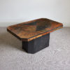 Dutch Brutalist slate coffee table by Paul Kingma (1931-2013), c. 1980