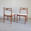 Set of six Danish 'Model 94' teak dining chairs, designed by Johannes Andersen for Christian Linneberg Møbelfabrik, c. 1960