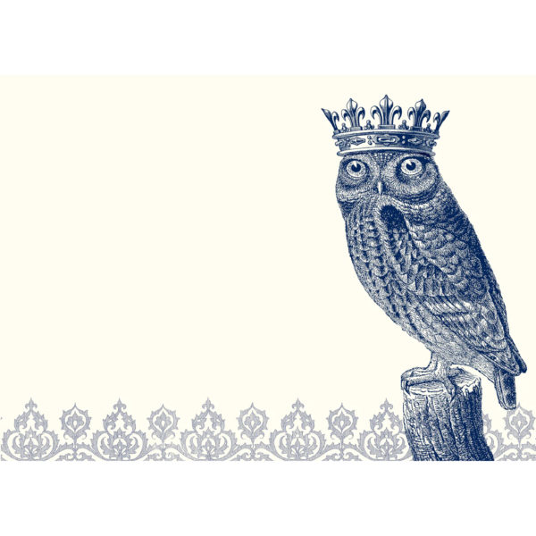 Alexa Pulitzer, Medium notecards, Royal Owl