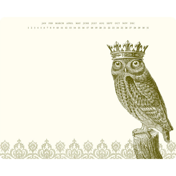 Alexa Pulitzer, Mousepad notepad, Royal Owl