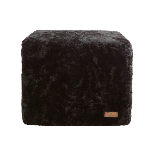 Shepherd of Sweden, square pouffe, 50 x 40cm, dark brown