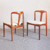Rare set of eight rosewood ‘Juliane’ dining chairs by Johannes Andersen for Uldum Mobelfabrik, Denmark, c. 1965