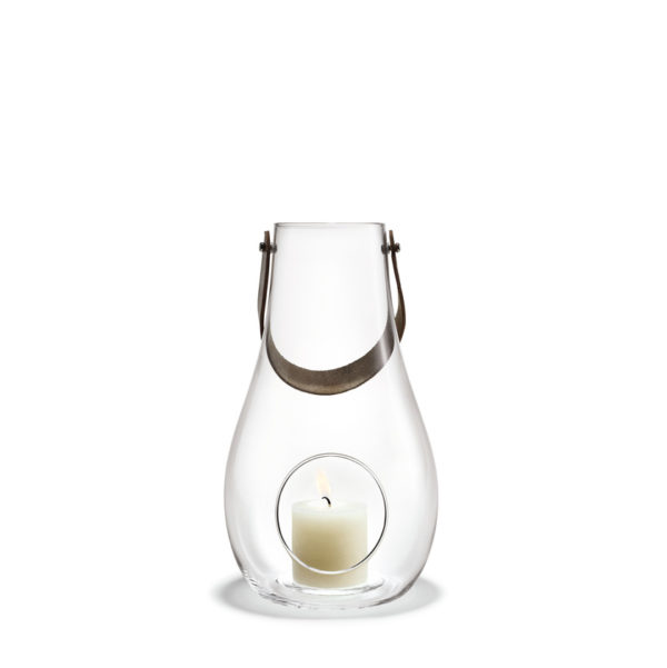 Holmegaard, Design with Light Lantern, Clear, 29cm
