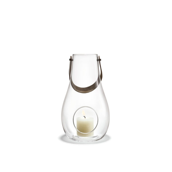 Holmegaard, Design with Light Lantern, Clear, 29cm