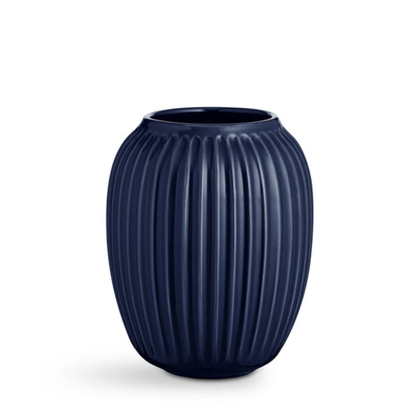 Kähler, Hammershøi vase, indigo stoneware, 21cm