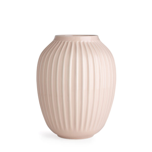 Kähler, Hammershøi vase, rose stoneware, 25cm