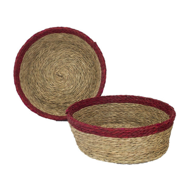 Gone Rural, bread basket, 25cm, Bordeaux