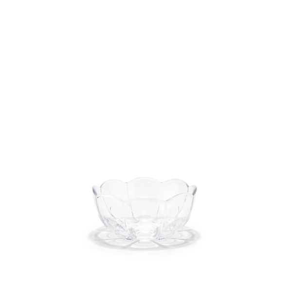 Holmegaard, Lily bowl, 2-piece set, 13cm, clear