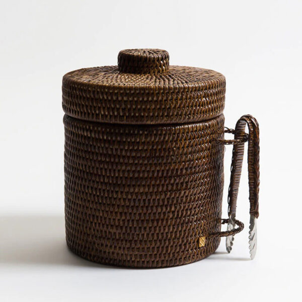 Kalinko, rattan ice bucket, brown