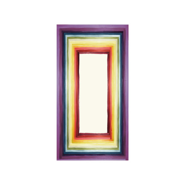 Bell Hutley, rainbow tablecloth, 300 x 145cm