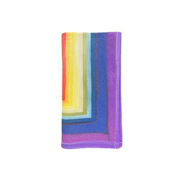 Bell Hutley, rainbow napkin