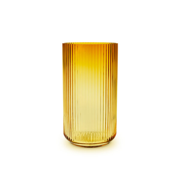 Lyngby Porcelæn, Lyngby vase, amber glass, 38cm
