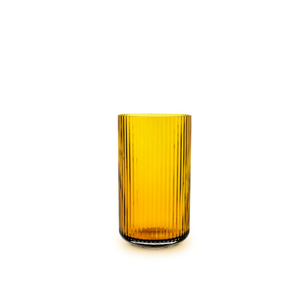 Lyngby Porcelæn, Lyngby vase, amber glass, 25cm