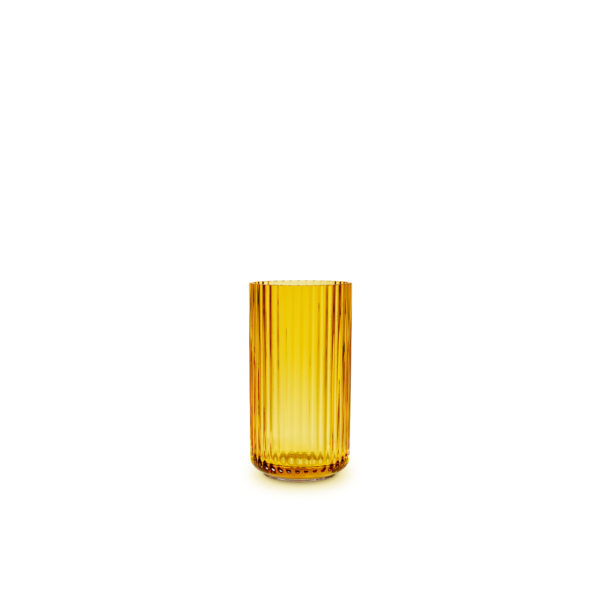 Lyngby Porcelæn, Lyngby vase, amber glass, 15cm