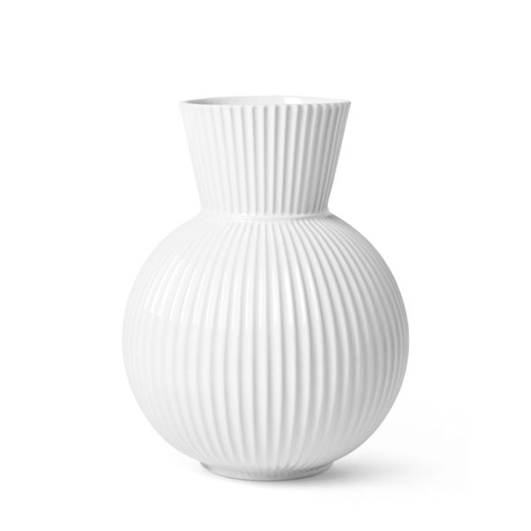 Lyngby Porcelæn, Lyngby Tura vase, white porcelain, 34cm