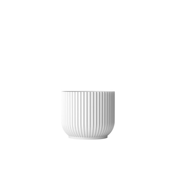Lyngby Porcelæn, flowerpot, white porcelain, 16cm