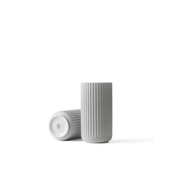 Lyngby Porcelæn, Lyngby vase, light grey porcelain, 20cm