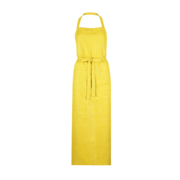 Volga Linen, Apron, Chinese yellow