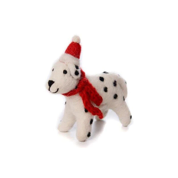 Amica Felt, Dalmatian with hat & scarf