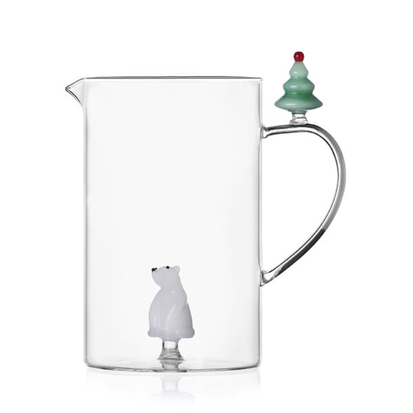 Ichendorf, White bear & wish tree jug, wish tree & white bear