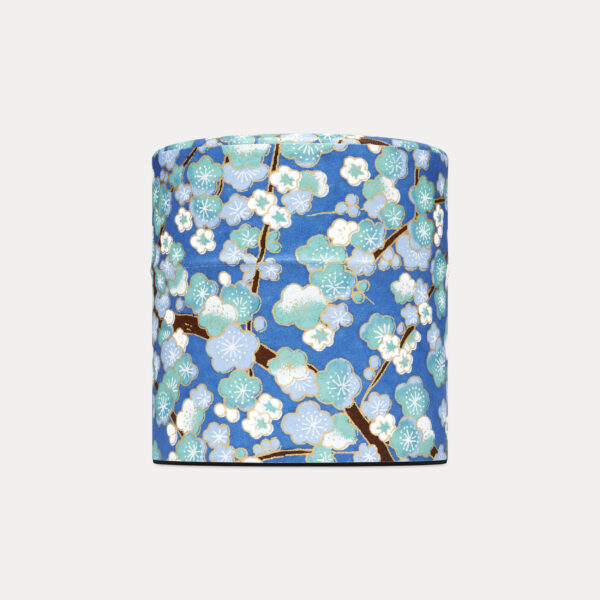Esmie, small tea tin, ice blossom/blue