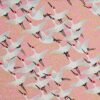 Esmie, square photo album, white cranes/pink