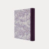 Esmie, square photo album, white purple blossom/lilac