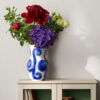 Kähler, Tulle vase, blue, 22.5cm