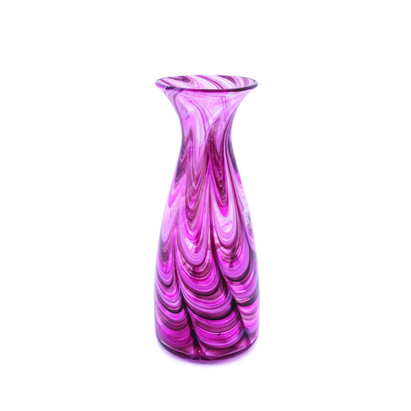 Mdina Glass, carafe, mixed pink, 24cm