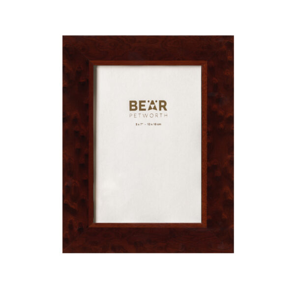Italian photo frame, 5″x7″, elm 383