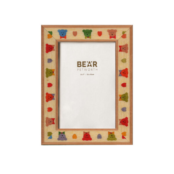 Italian photo frame, 5″x7″, teddy bears