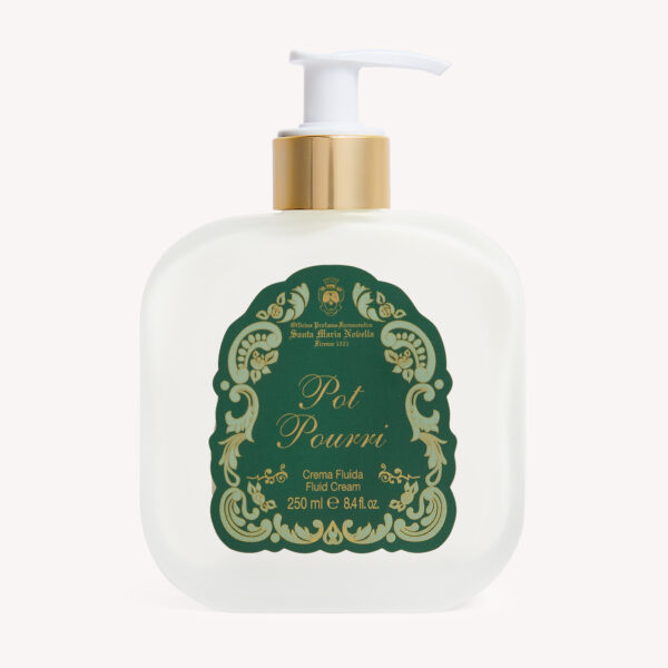 Santa Maria Novella, fluid body cream in glass bottle, Pot Pourri