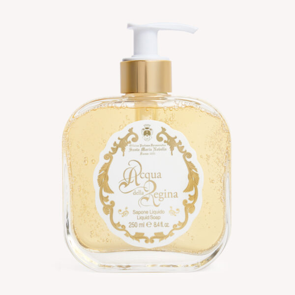 Santa Maria Novella, liquid soap in glass bottle, Acqua della Regina